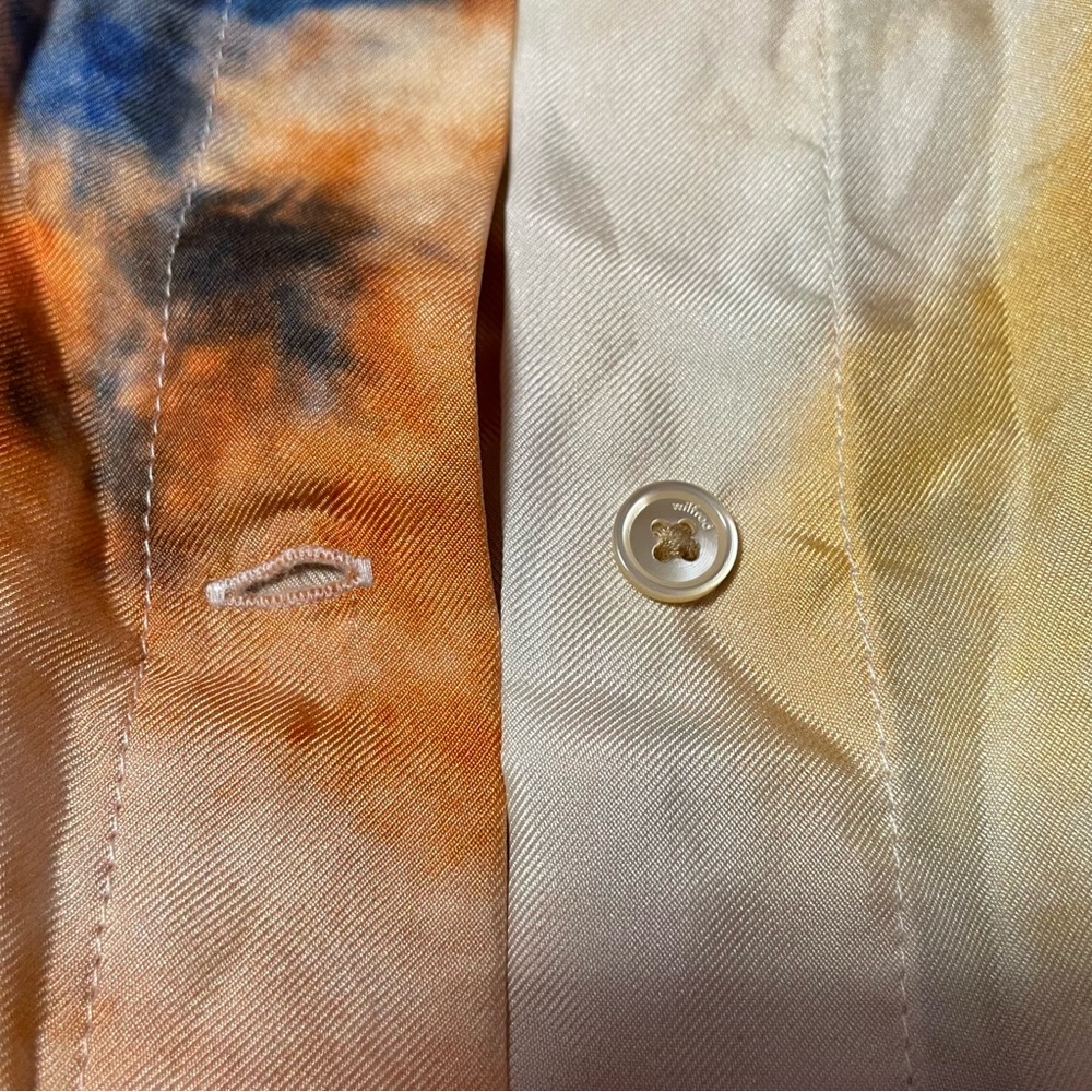 Aritzia Le Fou Wilfred Celestine Silk Long Sleeve Button Down - Picture 3 of 6